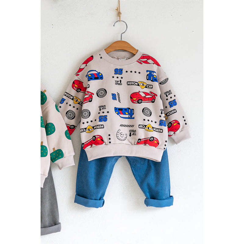 Raykids - Korean Children Fashion - #Kfashion4kids - Fleece Panpan Top Bottom Set - 2