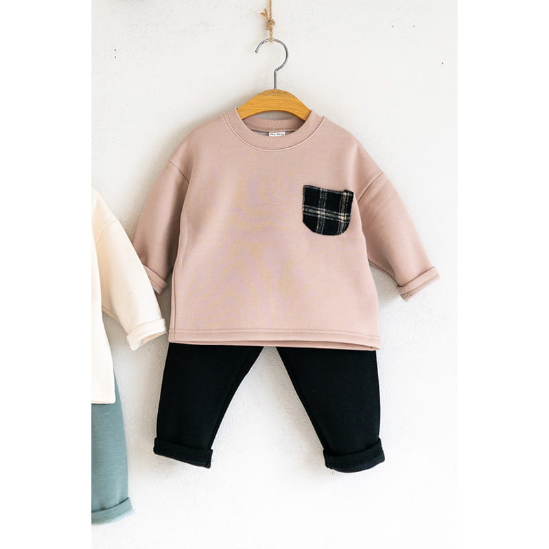 Raykids - Korean Children Fashion - #childofig - Check Pocket String Top Bottom Set - 2