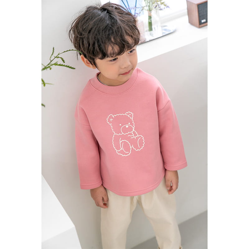 Raykids - Korean Children Fashion - #childrensboutique - Bear Fleece Tee - 2