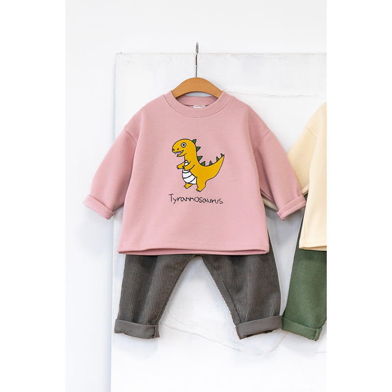 Raykids - Korean Children Fashion - #designkidswear - Jurassic Panpan Top Bottom Set