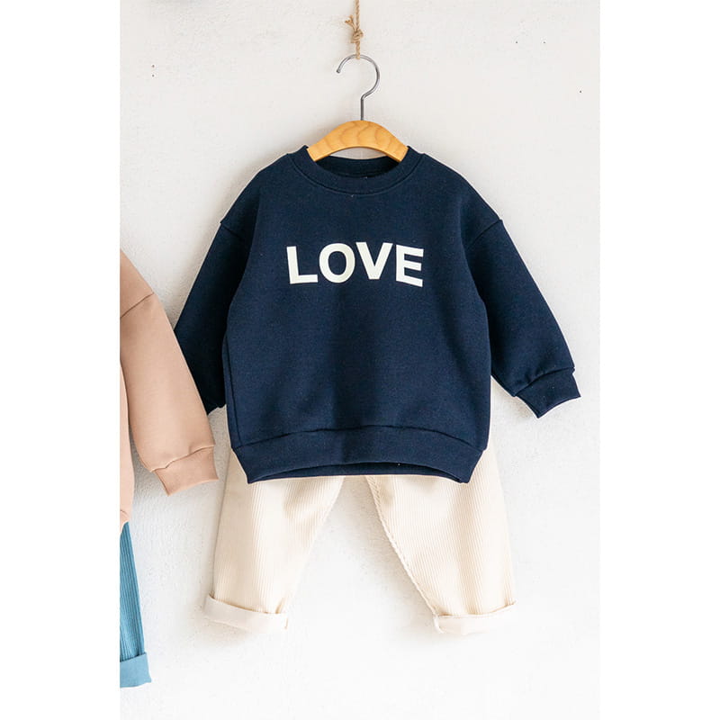 Raykids - Korean Children Fashion - #designkidswear - Love Panpan Top Bottom Set - 2