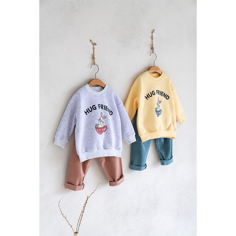 Raykids - Korean Children Fashion - #designkidswear - Cup Rabbit Top Bottom Set - 4