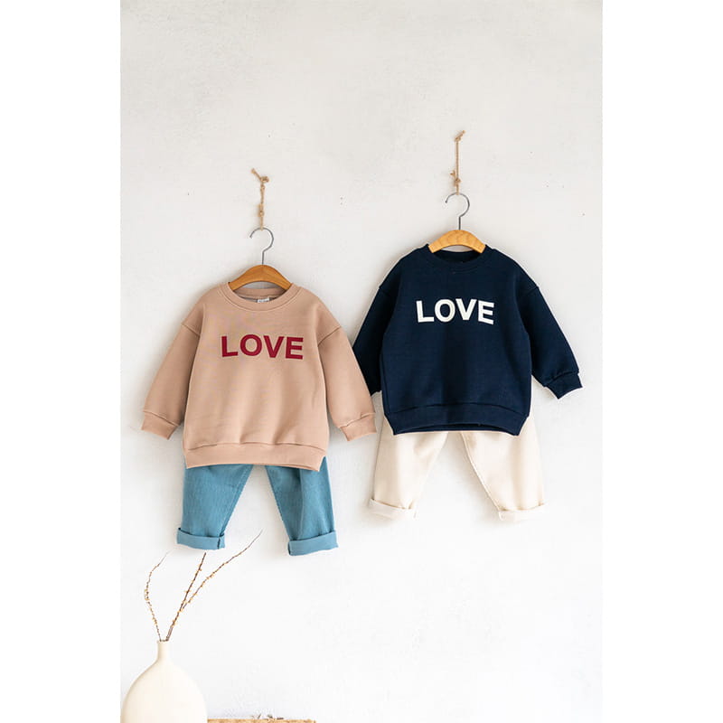 Raykids - Korean Children Fashion - #discoveringself - Love Panpan Top Bottom Set - 3