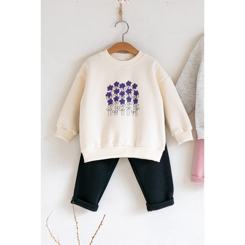 Raykids - Korean Children Fashion - #discoveringself - Flower Fleece Tee - 8