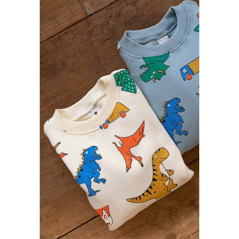 Raykids - Korean Children Fashion - #discoveringself - Dino Nara Fleece Tee - 6