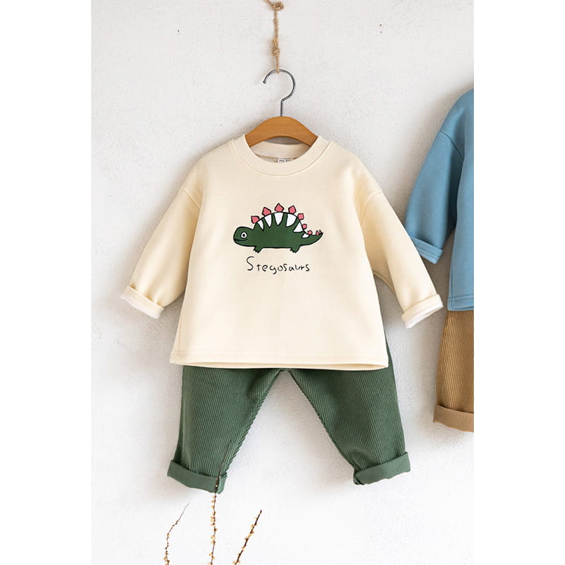 Raykids - Korean Children Fashion - #fashionkids - Jurassic Panpan Top Bottom Set - 3