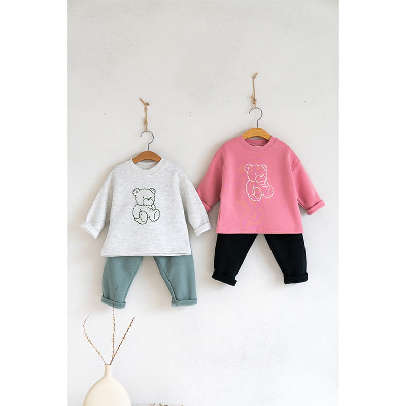 Raykids - Korean Children Fashion - #fashionkids - Bear Fleece Tee - 5