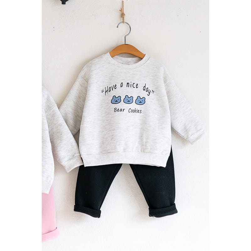 Raykids - Korean Children Fashion - #fashionkids - Cookie Bear String Top Bottom Set