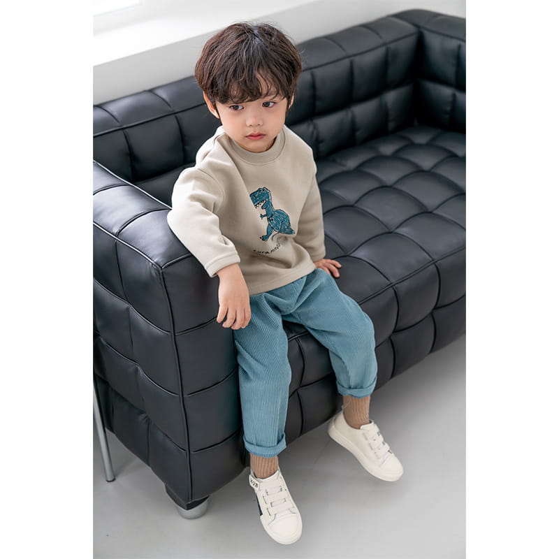 Raykids - Korean Children Fashion - #littlefashionista - 2Do Dino Fleece Tee