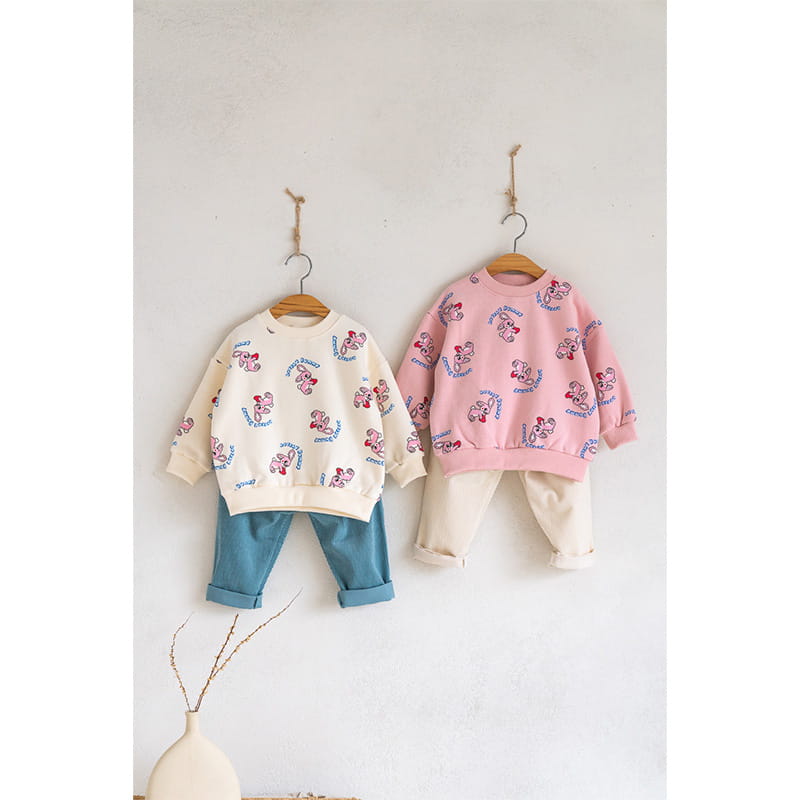 Raykids - Korean Children Fashion - #todddlerfashion - Bunny Fleece Tee