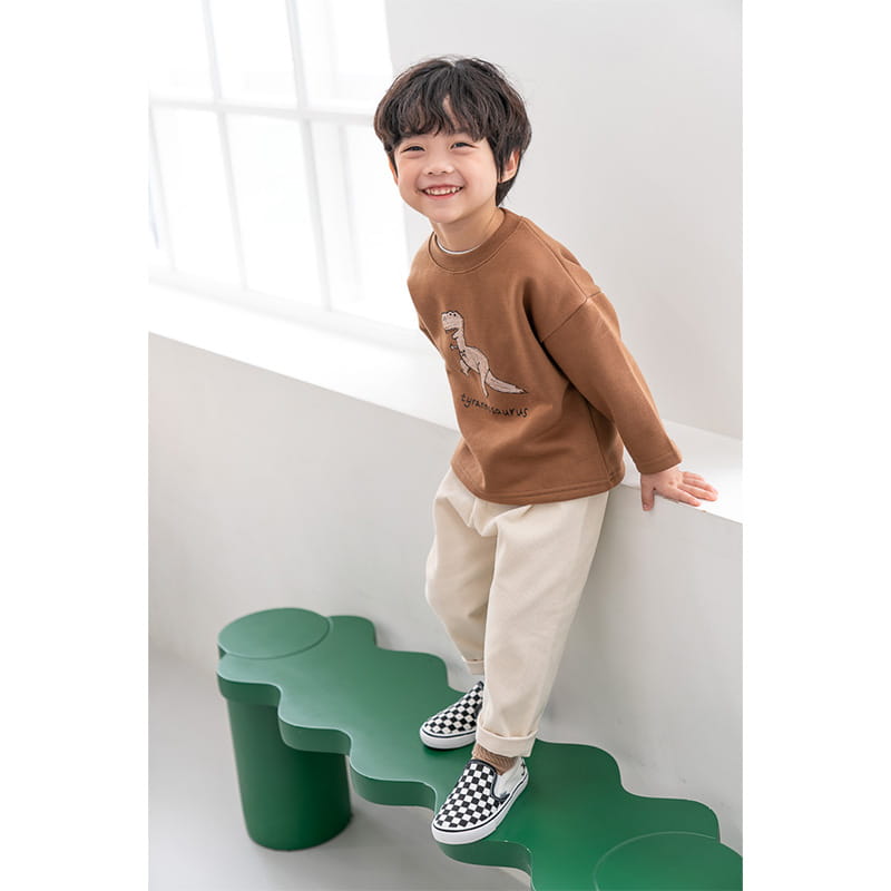 Raykids - Korean Children Fashion - #todddlerfashion - 2Do Dino Fleece Tee - 5