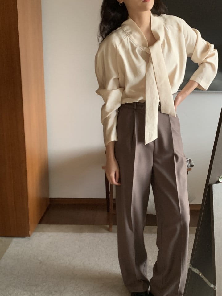 Renouveau - Korean Women Fashion - #momslook - Wool Pants - 11