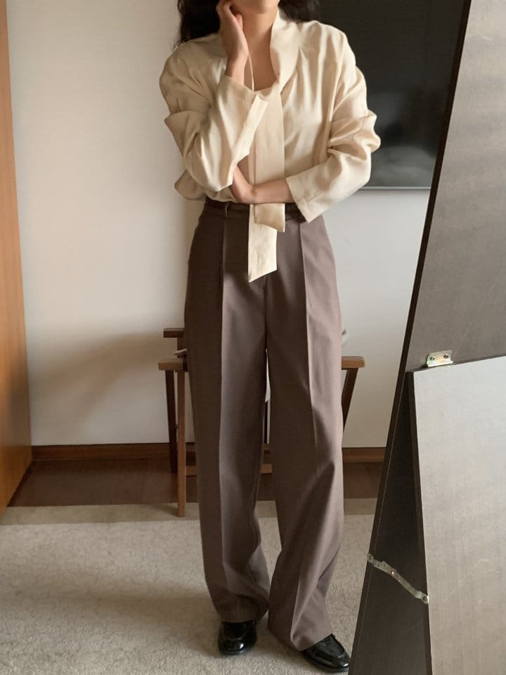 Renouveau - Korean Women Fashion - #momslook - Wool Pants - 9