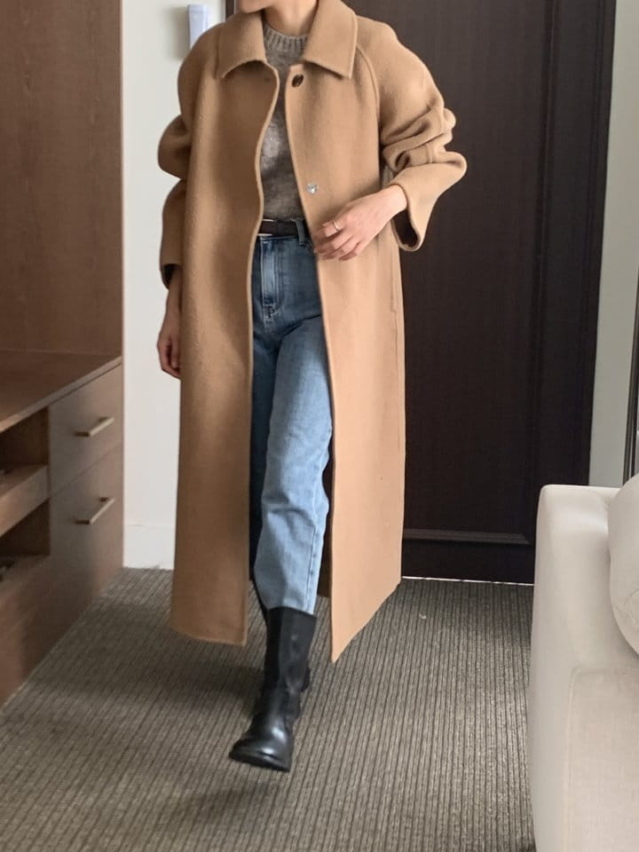 Renouveau - Korean Women Fashion - #pursuepretty - Max Long Handmade Coat - 9