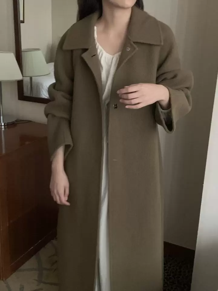 Renouveau - Korean Women Fashion - #womensfashion - Max Long Handmade Coat - 2