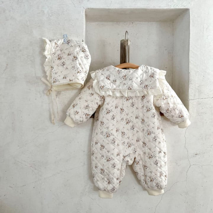 Reve Kid - Korean Baby Fashion - #babyfever - Flower Lace Padding Bodysuit