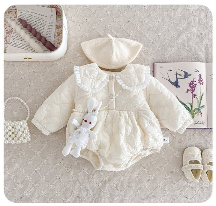 Reve Kid - Korean Baby Fashion - #babyoninstagram - Sailor Padding Bodysuit - 2