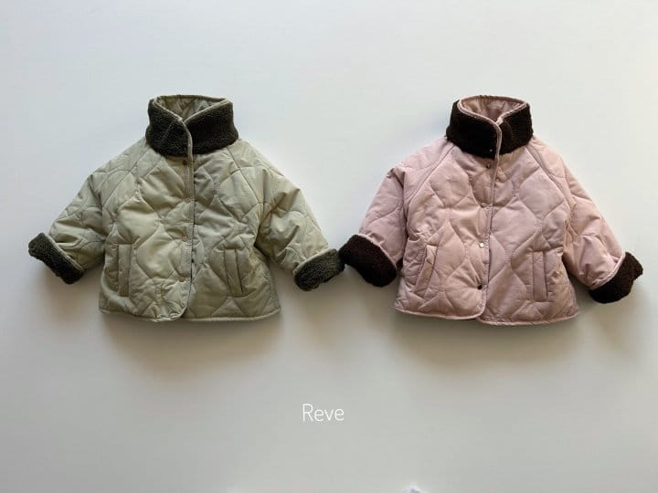 Reve Kid - Korean Children Fashion - #Kfashion4kids - Quilting Bbogle Reversible Jacket