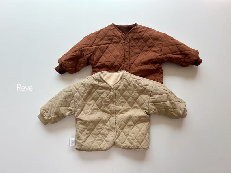 Reve Kid - Korean Children Fashion - #discoveringself - Kid Reversible Quilting Jacket