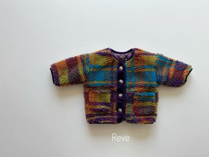 Reve Kid - Korean Children Fashion - #magicofchildhood - Check Bbogle Cardigan