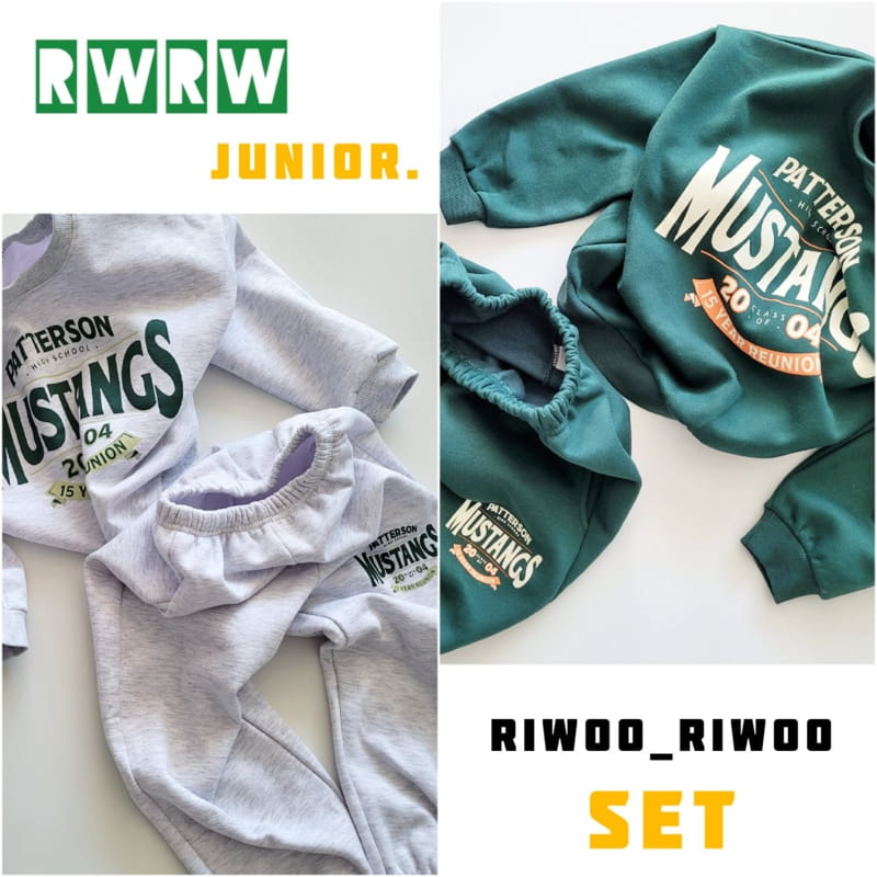 Riwoo Riwoo - Korean Junior Fashion - #Kfashion4kids - Musthang Top Bottom Set - 5