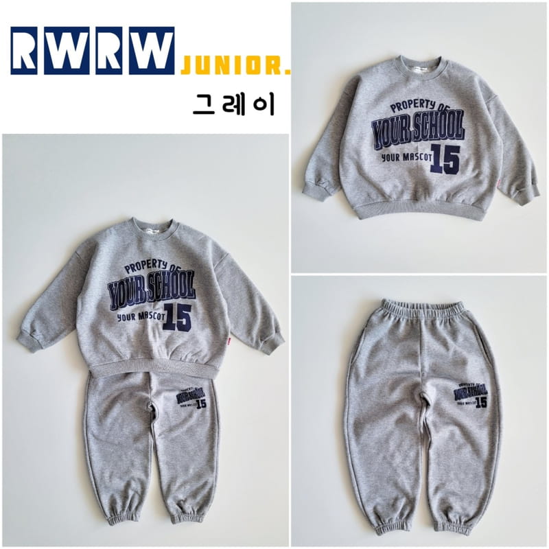 Riwoo Riwoo - Korean Junior Fashion - #discoveringself - School Top Bottom Set - 2