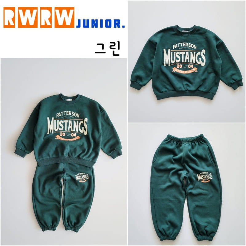 Riwoo Riwoo - Korean Junior Fashion - #kidsstore - Musthang Top Bottom Set - 3