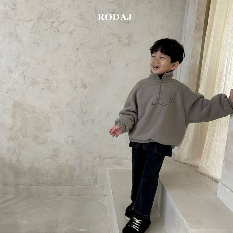 Roda J - Korean Children Fashion - #todddlerfashion - Low Half Zip-up - 10