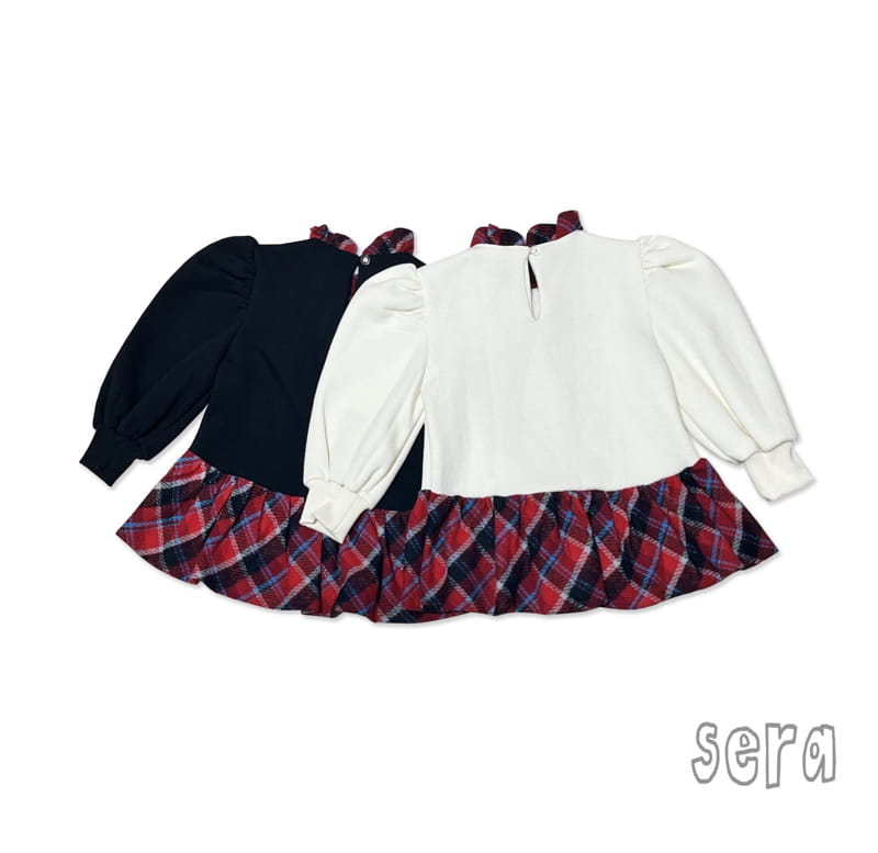 Sera - Korean Children Fashion - #Kfashion4kids - Check Color Long Sweatshirt - 12