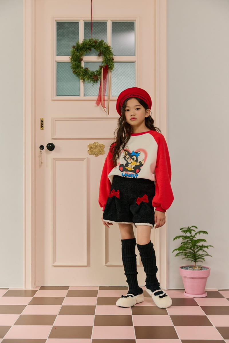 Sera - Korean Children Fashion - #childofig - Kitty Fluffy Ragaln Sweatshirt - 2