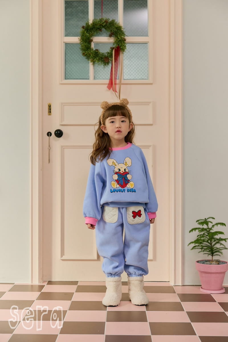 Sera - Korean Children Fashion - #childofig - Rabbit Raglan Sweatshirt