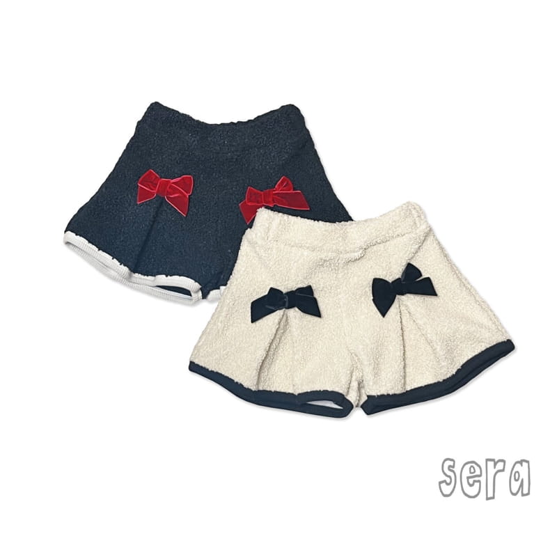 Sera - Korean Children Fashion - #designkidswear - Ribbon Point Wrinkle Skirt Pants - 10