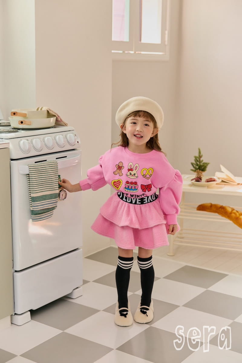 Sera - Korean Children Fashion - #designkidswear - Cookie Puff Sweatshirt - 5