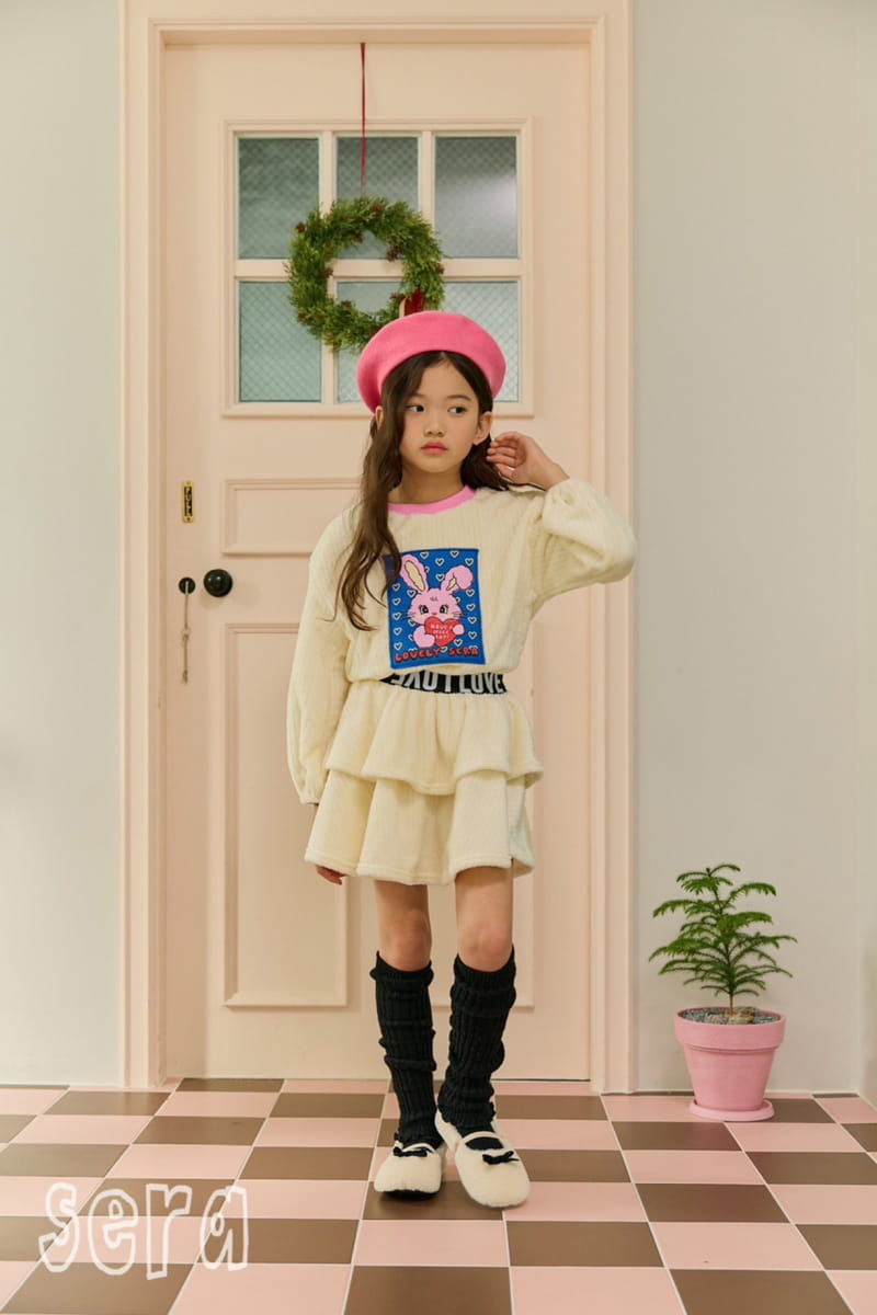 Sera - Korean Children Fashion - #designkidswear - Rabbit Fluffy Sweatshirt - 7