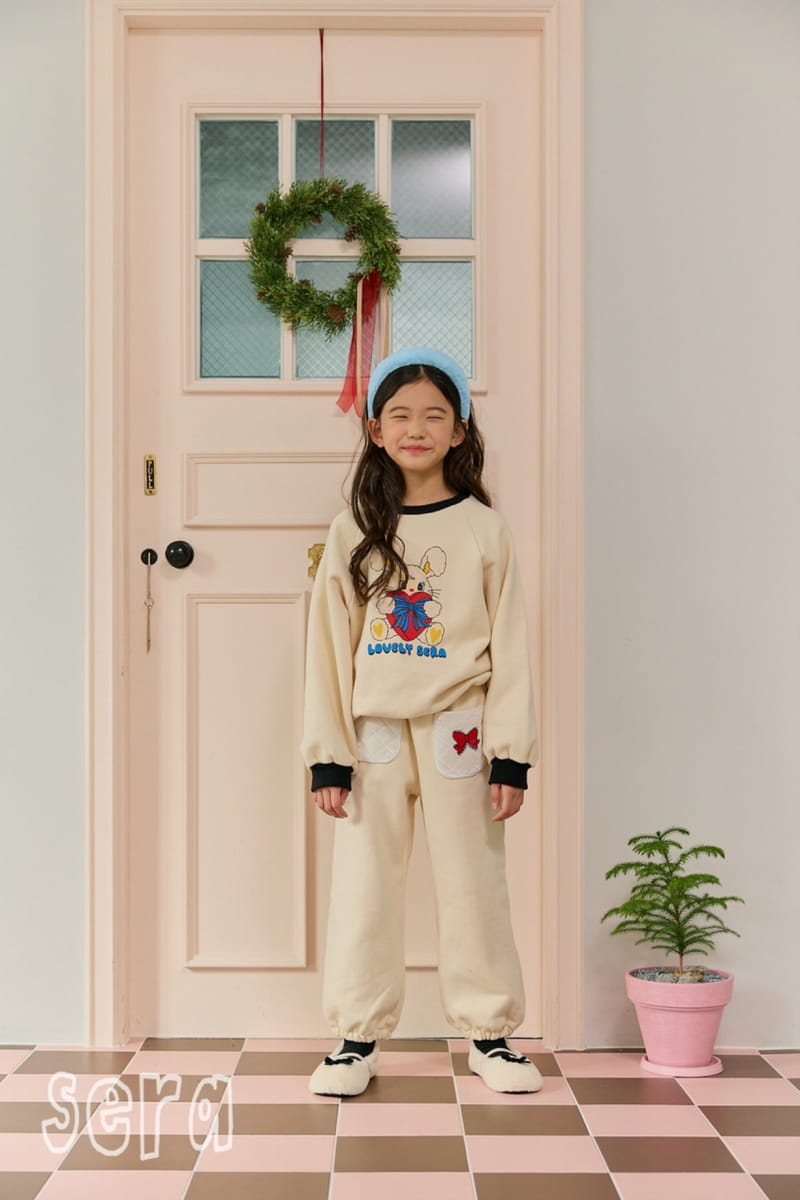 Sera - Korean Children Fashion - #fashionkids - Rabbit Raglan Sweatshirt - 6