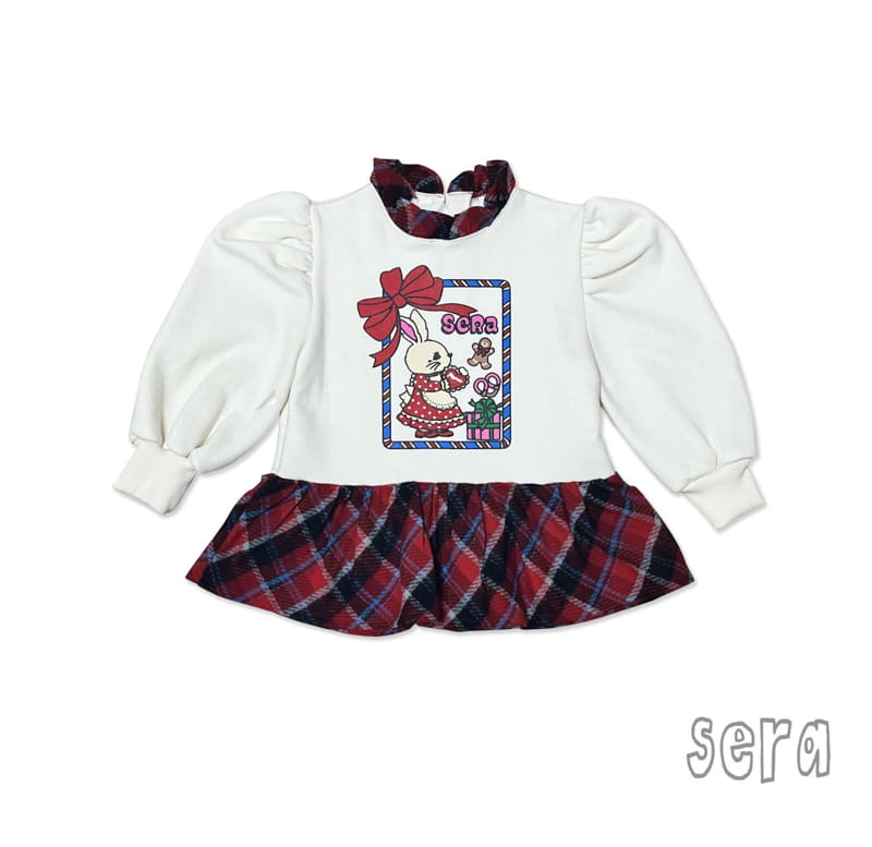 Sera - Korean Children Fashion - #kidsshorts - Check Color Long Sweatshirt - 9