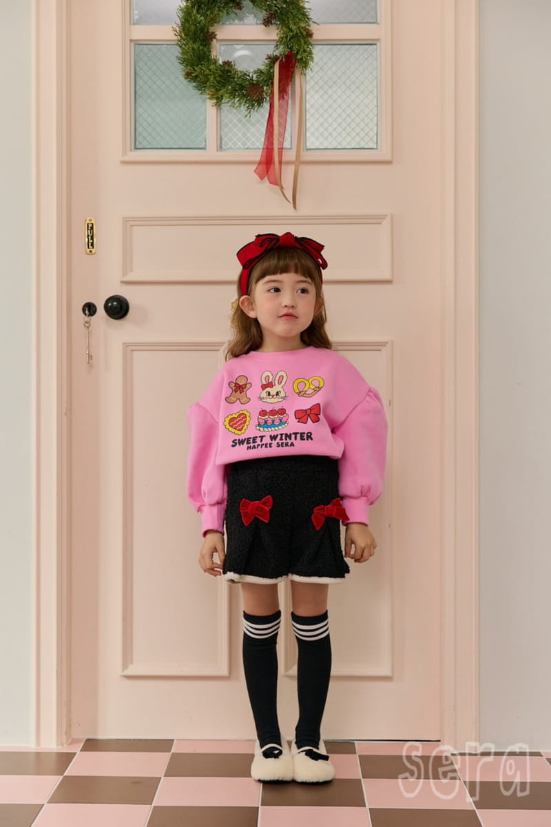 Sera - Korean Children Fashion - #kidsshorts - Cookie Puff Sweatshirt - 8