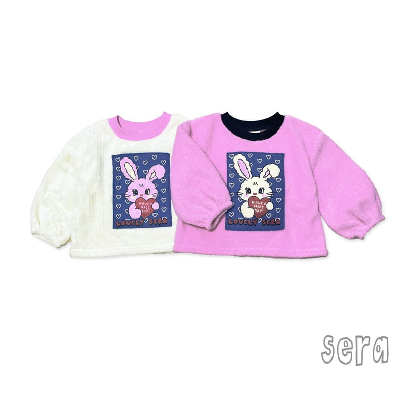 Sera - Korean Children Fashion - #kidsshorts - Rabbit Fluffy Sweatshirt - 10