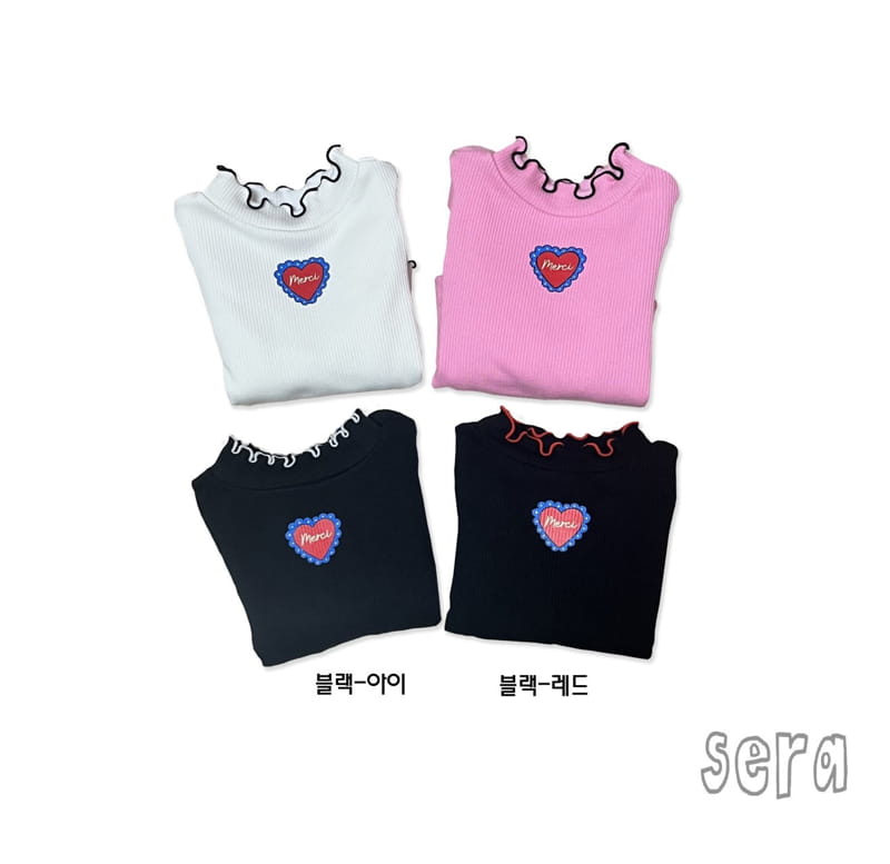 Sera - Korean Children Fashion - #kidzfashiontrend - Heart Point Rib Tee - 8