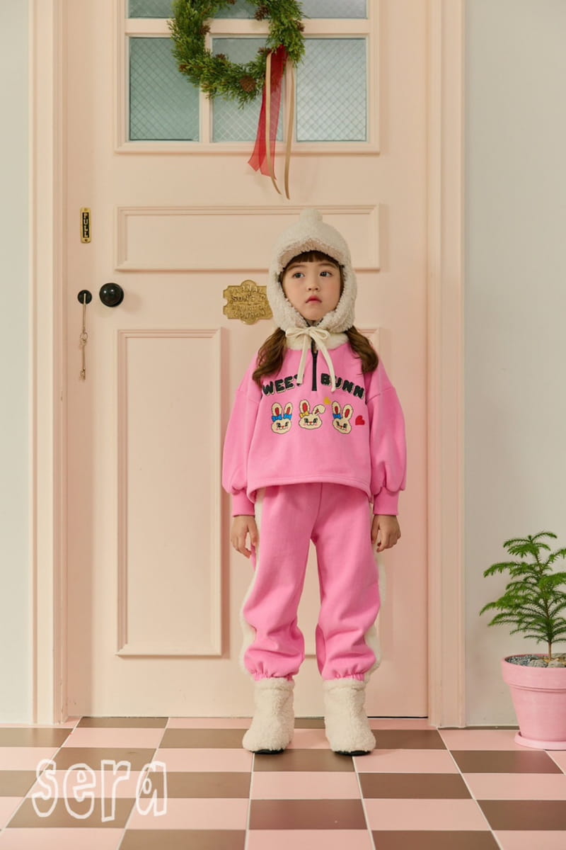 Sera - Korean Children Fashion - #littlefashionista - Fluffy Collar Zip-up Sweatshirt - 4