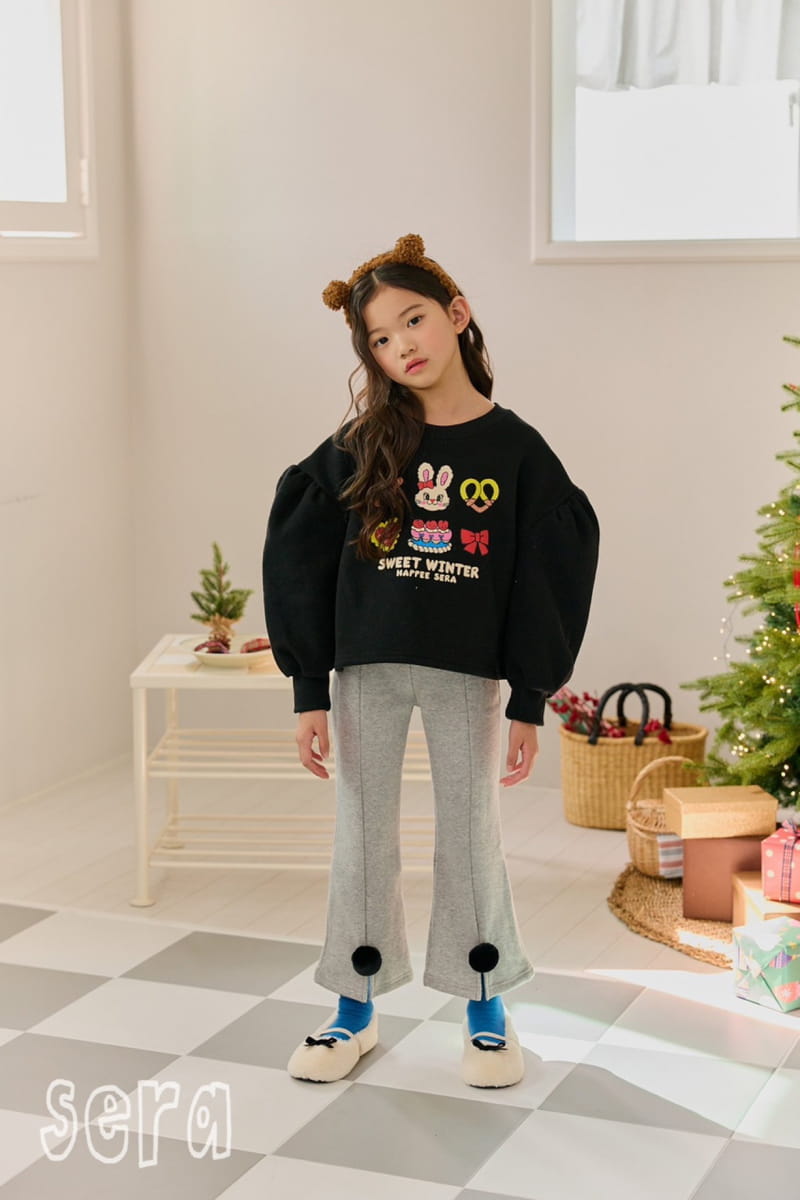 Sera - Korean Children Fashion - #prettylittlegirls - Fluffy Bell Bootscut Pants - 2