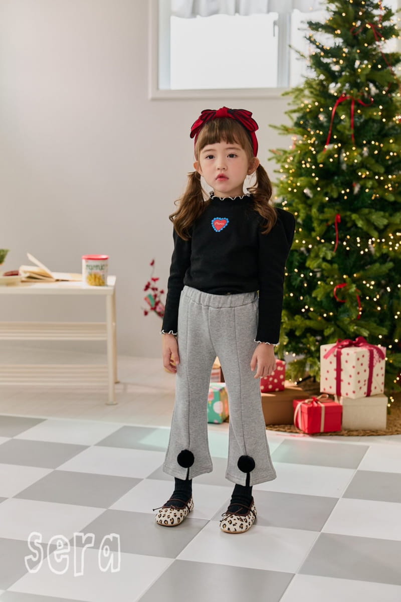 Sera - Korean Children Fashion - #todddlerfashion - Fluffy Bell Bootscut Pants - 3