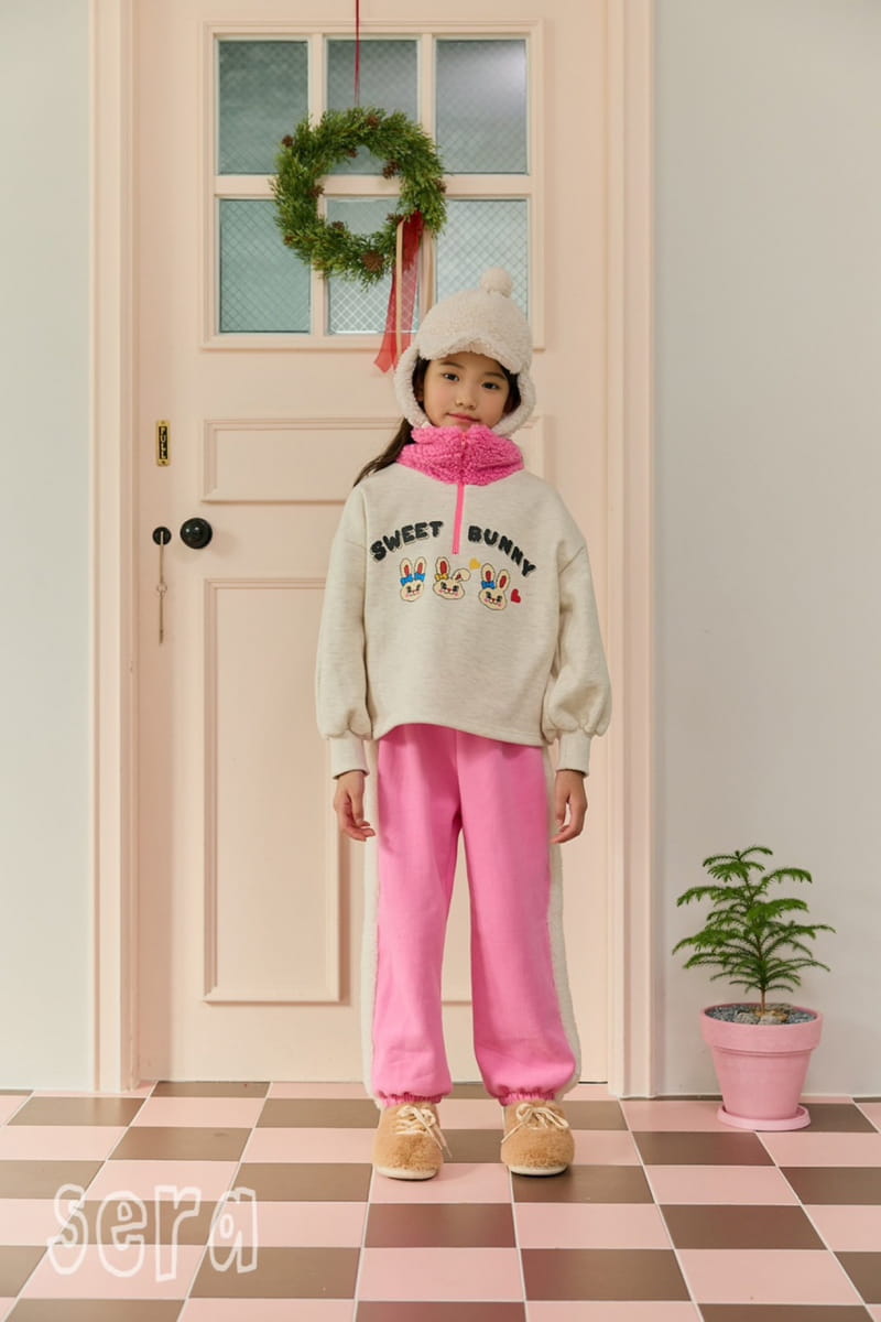 Sera - Korean Children Fashion - #todddlerfashion - Fluffy Collar Zip-up Sweatshirt - 7