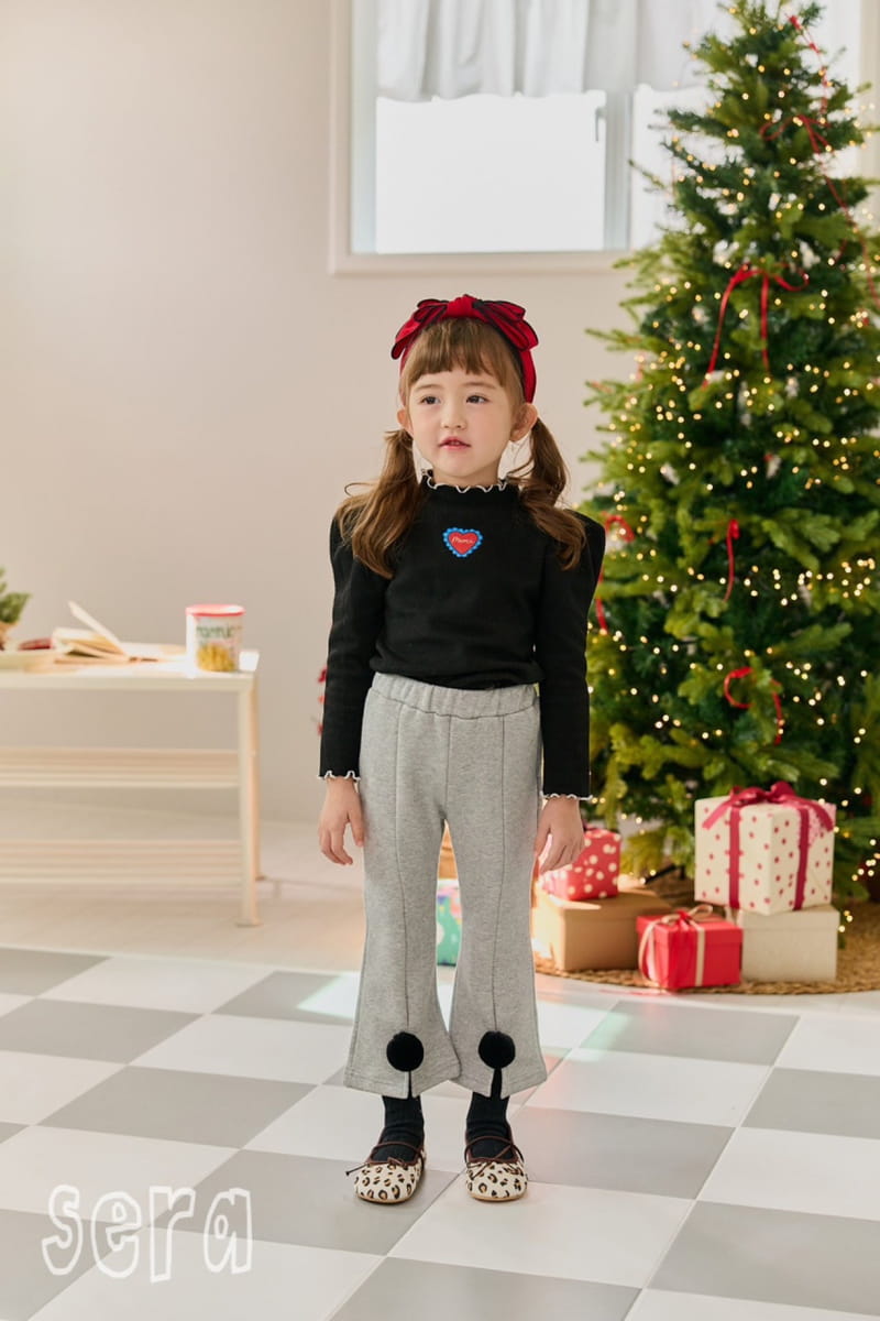 Sera - Korean Children Fashion - #todddlerfashion - Fluffy Bell Bootscut Pants - 4