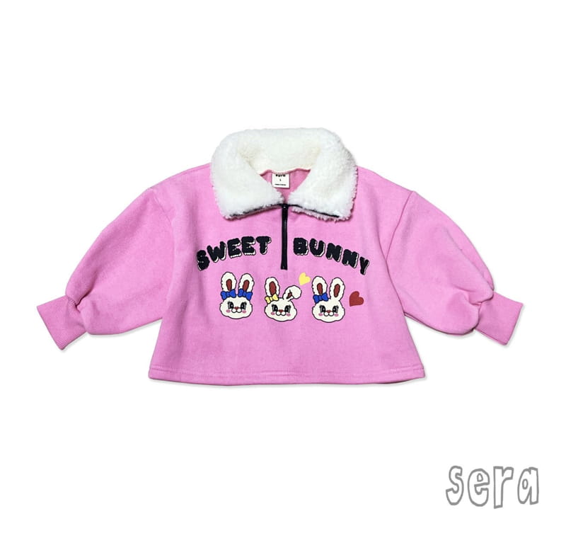 Sera - Korean Children Fashion - #toddlerclothing - Fluffy Collar Zip-up Sweatshirt - 8