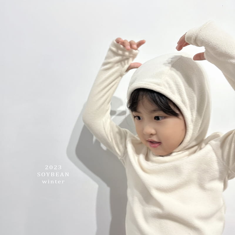 Soybean - Korean Children Fashion - #childofig - Layered Fleece Hoody Tee