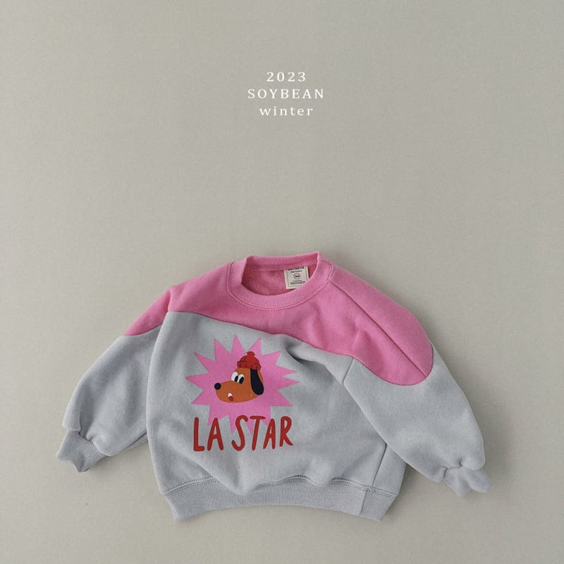 Soybean - Korean Children Fashion - #childofig - Fleece Puppy Star Top Bottom Set - 5