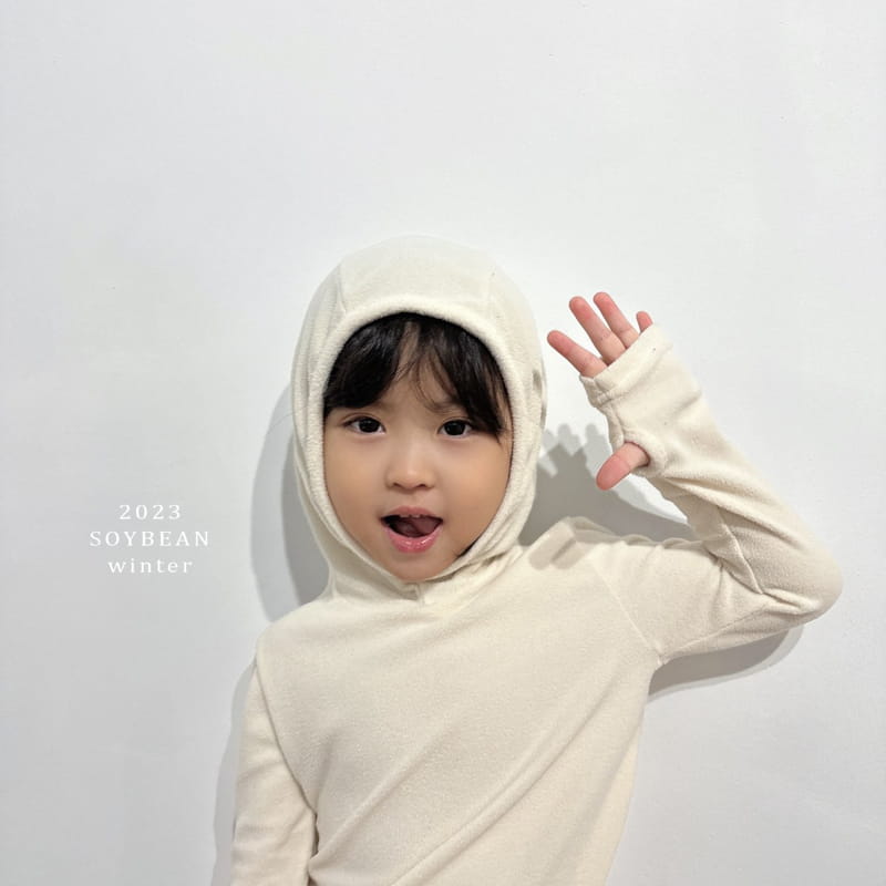 Soybean - Korean Children Fashion - #childrensboutique - Layered Fleece Hoody Tee - 2