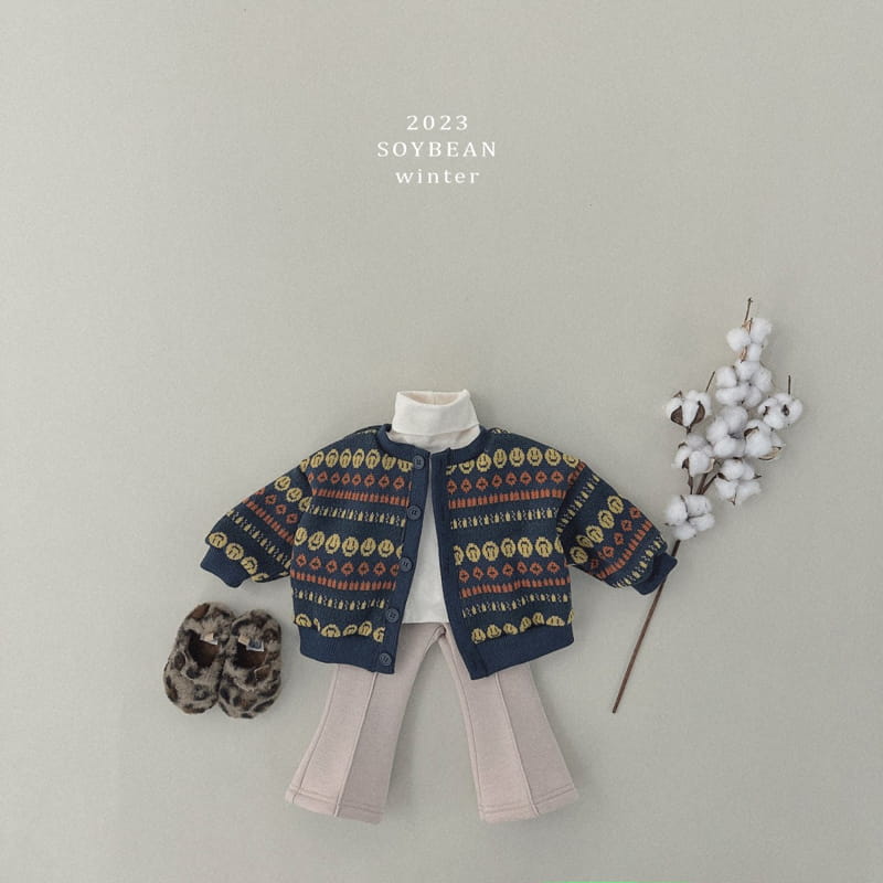 Soybean - Korean Children Fashion - #designkidswear - Fleece Vintage Cardigan