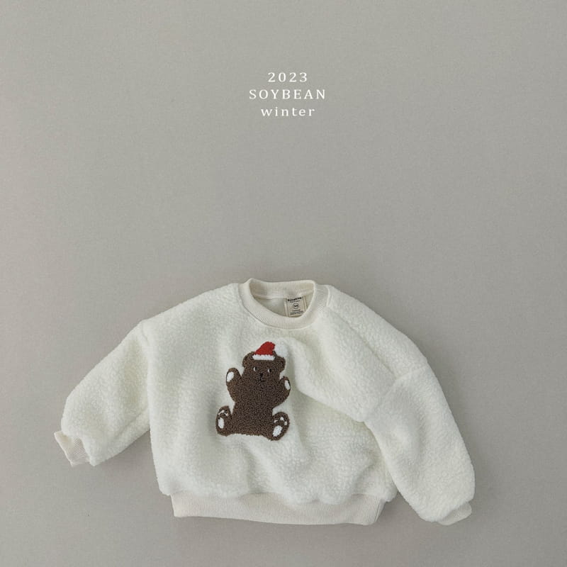 Soybean - Korean Children Fashion - #todddlerfashion - Bear Bbogle Sweatshirt - 6